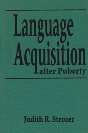 Seller image for Language Acquisition After Puberty for sale by GreatBookPrices