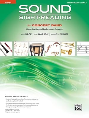 Imagen del vendedor de Sound Sight-Reading for Concert Band : Music-Reading and Performance Concepts: Timpani Melody, Book 1 a la venta por GreatBookPrices