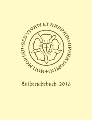 Bild des Verkufers fr Lutherjahrbuch 2016 -Language: german zum Verkauf von GreatBookPrices