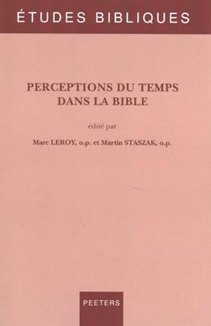 Bild des Verkufers fr Perceptions Du Temps Dans La Bible -Language: french zum Verkauf von GreatBookPrices