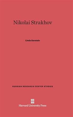 Imagen del vendedor de Nikolai Strakhov a la venta por GreatBookPrices