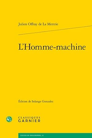 Bild des Verkufers fr L'Homme-Machine -Language: french zum Verkauf von GreatBookPrices