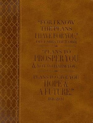 Immagine del venditore per Brown Lux-leather Journal Plans Jeremiah 29:11 venduto da GreatBookPrices