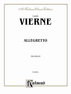 Seller image for Vierne Allegetto for Organ for sale by GreatBookPrices