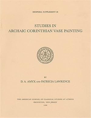 Bild des Verkufers fr Studies in Archaic Corinthian Vase Painting zum Verkauf von GreatBookPrices
