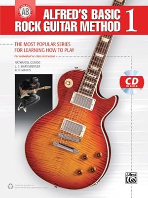 Seller image for Alfred's Basic Rock Guitar Method 1 : The Most Popular Series for Learning How to Play for sale by GreatBookPrices