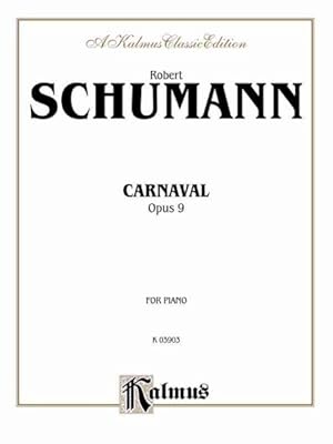 Seller image for Schumann Carnival Op.9 Piano Solos for sale by GreatBookPrices