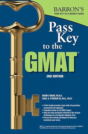 Seller image for Barron's Pass Key to the GMAT for sale by GreatBookPrices