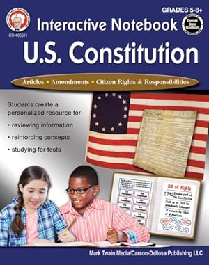 Image du vendeur pour Interactive Notebook : U.s. Constitution, Grades 5 - 12 mis en vente par GreatBookPrices