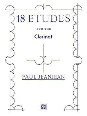Image du vendeur pour 18 Etudes for the Clarinet mis en vente par GreatBookPrices