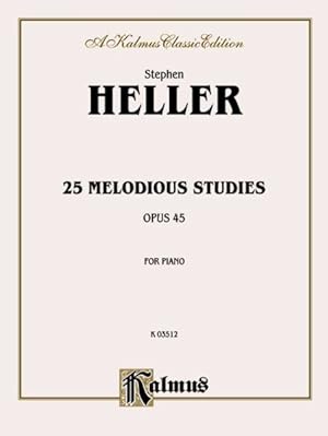Imagen del vendedor de 25 Melodious Studies Opus 45 for Piano a la venta por GreatBookPrices
