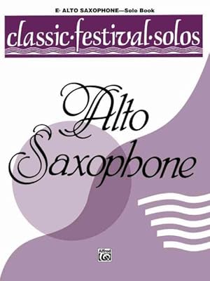 Immagine del venditore per E-flat Alto Saxophone Solo Book venduto da GreatBookPrices