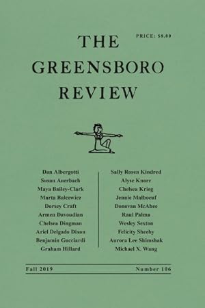 Image du vendeur pour Greensboro Review Fall 2019 mis en vente par GreatBookPrices