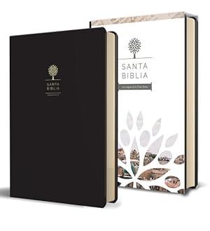 Seller image for Santa Biblia / Holy Bible : Reina Valera 1960: negra, imitacin piel con imgenes de la Tierra Santa -Language: spanish for sale by GreatBookPrices