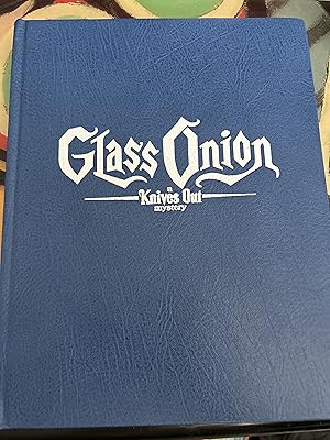 Glass Onion A Knives Out Mystery Script ( Limited Hardcover edition )