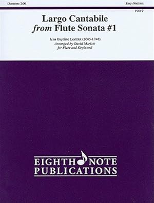 Seller image for Largo Cantabile from Flute Sonata No. 1 for Flute : Part(s) for sale by GreatBookPrices