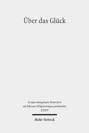 Image du vendeur pour Uber Das Gluck : Marinos, Das Leben Des Proklos -Language: german mis en vente par GreatBookPrices