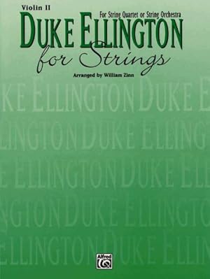 Imagen del vendedor de Duke Ellington for Strings : Violin II a la venta por GreatBookPrices