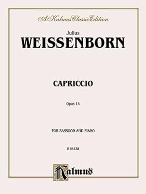 Immagine del venditore per Capriccio : Opus 14 for Bassoon and Piano venduto da GreatBookPrices