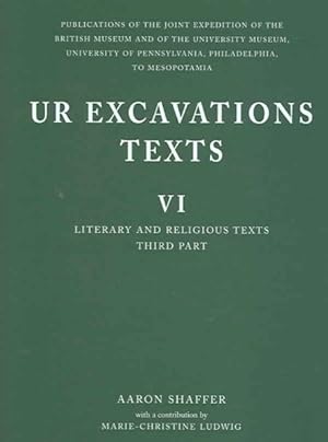 Seller image for Ur Excavations Texts VI : Literary And Religious Texts, Third Part for sale by GreatBookPrices