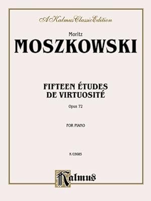 Bild des Verkufers fr Fifteen Etudes De Virtuosite, Op. 72 zum Verkauf von GreatBookPrices