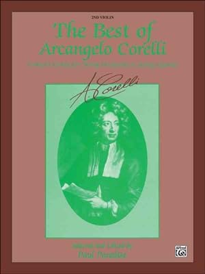 Seller image for Best of Arcangelo Corelli 2nd Violin : Concerto Grossi for String Orchestra or String Quartet for sale by GreatBookPrices