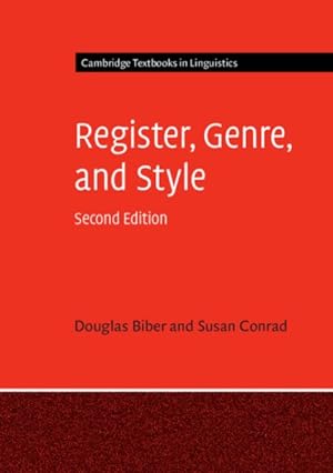 Imagen del vendedor de Register, Genre, and Style a la venta por GreatBookPrices