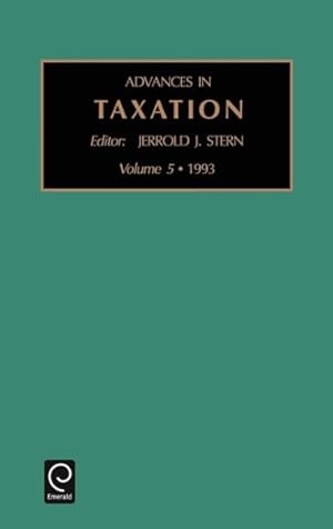 Image du vendeur pour Advances in Taxation : A Research Annual : 1993 mis en vente par GreatBookPrices