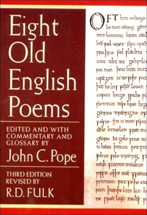 Imagen del vendedor de Eight Old English Poems a la venta por GreatBookPricesUK