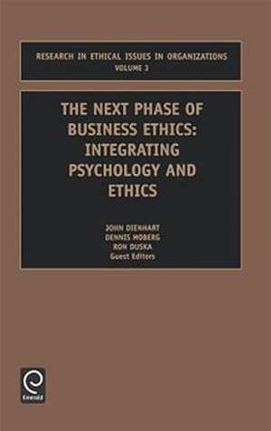Seller image for Next Phase of Business Ethics : Integrating Psychology and Ethics for sale by GreatBookPrices