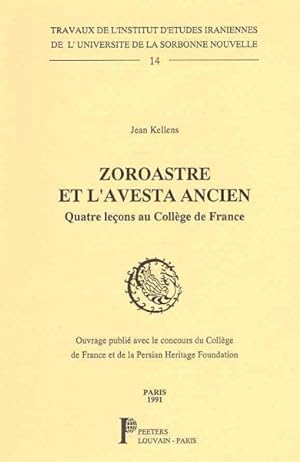 Immagine del venditore per Zoroastre Et L'avesta Ancien : Quatre Lecons Au College De France -Language: French venduto da GreatBookPrices