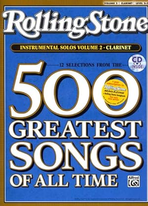 Seller image for Selections from Rolling Stone Magazine's 500 Greatest Songs of All Time : Instrumental Solos, Clarinet for sale by GreatBookPrices