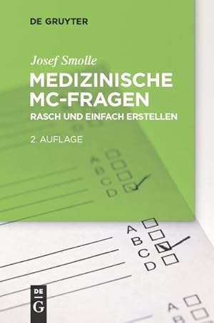 Image du vendeur pour Medizinische Mc-fragen : Rasch Und Einfach Erstellen -Language: german mis en vente par GreatBookPrices