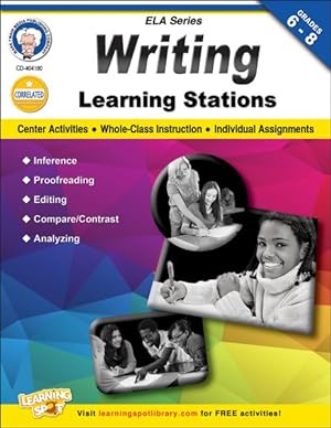 Seller image for Writing Learning Stations, Grades 6 - 8 for sale by GreatBookPrices