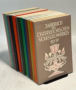 Jahrbuch des Österreichischen Volksliedwerkes. Band 1 - 6, 8 - 15 und 17. 15 Bände.