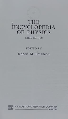 Imagen del vendedor de The encyclopedia of physics. a la venta por Antiquariat Bookfarm