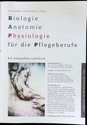 Seller image for Biologie, Anatomie, Physiologie fr die Pflegeberufe. for sale by Antiquariat Bookfarm