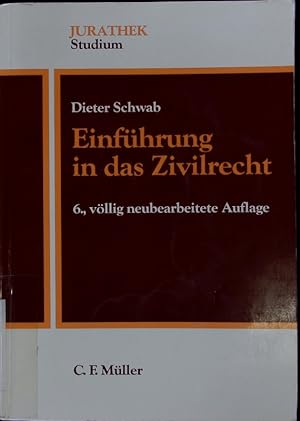 Seller image for Einfhrung in das Zivilrecht. for sale by Antiquariat Bookfarm