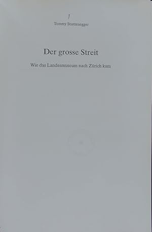 Seller image for Der grosse Streit. for sale by Antiquariat Bookfarm