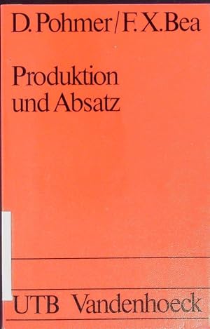 Seller image for Produktion und Absatz. for sale by Antiquariat Bookfarm