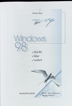 Bild des Verkufers fr Windows 98. zum Verkauf von Antiquariat Bookfarm