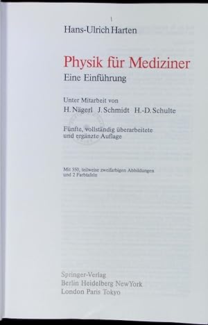 Seller image for Physik fr Mediziner. for sale by Antiquariat Bookfarm