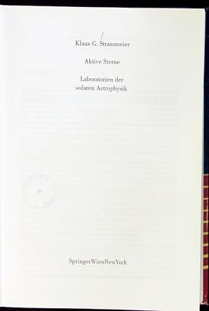 Seller image for Aktive Sterne. for sale by Antiquariat Bookfarm