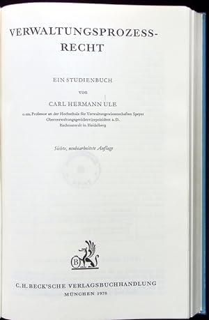 Seller image for Verwaltungsprozessrecht. for sale by Antiquariat Bookfarm