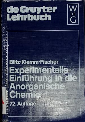 Bild des Verkufers fr Experimentelle Einfhrung in die anorganische Chemie. zum Verkauf von Antiquariat Bookfarm