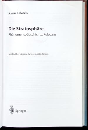Bild des Verkufers fr Die Stratosphre. zum Verkauf von Antiquariat Bookfarm