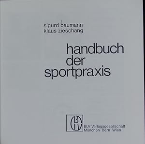 Immagine del venditore per Handbuch der Sportpraxis. venduto da Antiquariat Bookfarm