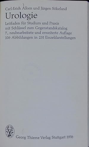Bild des Verkufers fr Urologie. zum Verkauf von Antiquariat Bookfarm