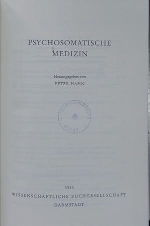 Bild des Verkufers fr Psychosomatische Medizin. zum Verkauf von Antiquariat Bookfarm