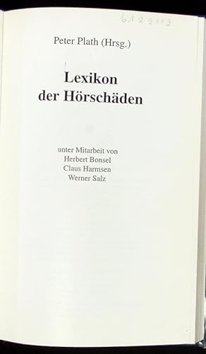 Immagine del venditore per Lexikon der Hrschden. venduto da Antiquariat Bookfarm